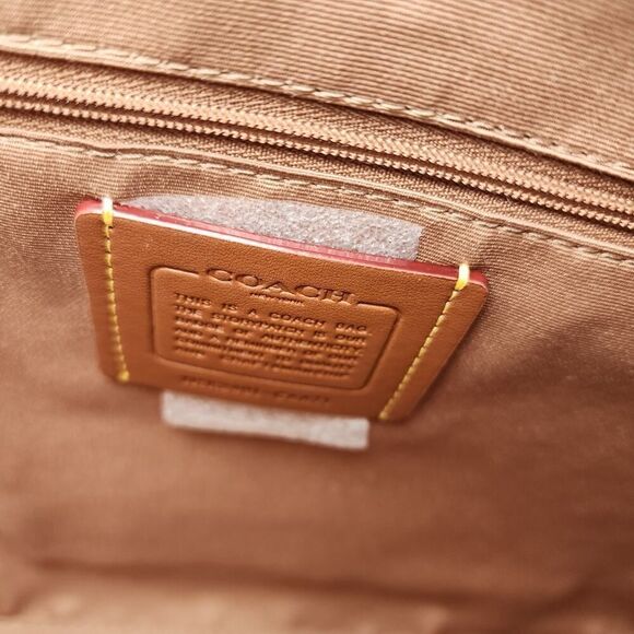 NWT COACH CAA71 Gallery Tote Bag In Signature Canvas With Cherry On Top - Picture 6 of 7